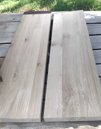 Stopień drewniany dębowy | Trep 110x30x4 cm - zdjecie produktu
