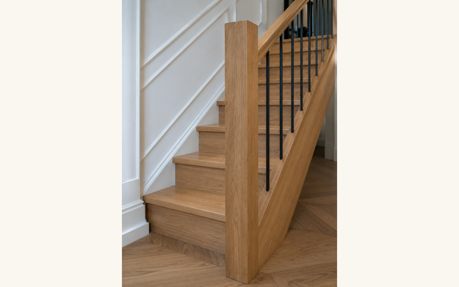 Słupek dębowy 90 cm — kwadrat 90×90 mm - zdjecie produktu